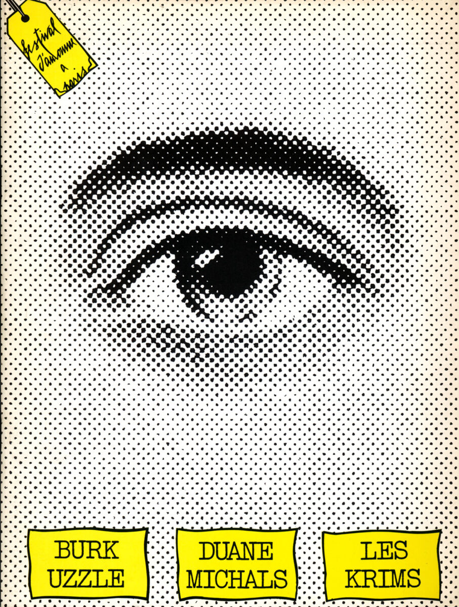 Okładka - Festival d'Automne à Paris. Burk Uzzle, Duane Michals, Les Krims, Musée Galliera, 21 septembre – 24 octobre 1976