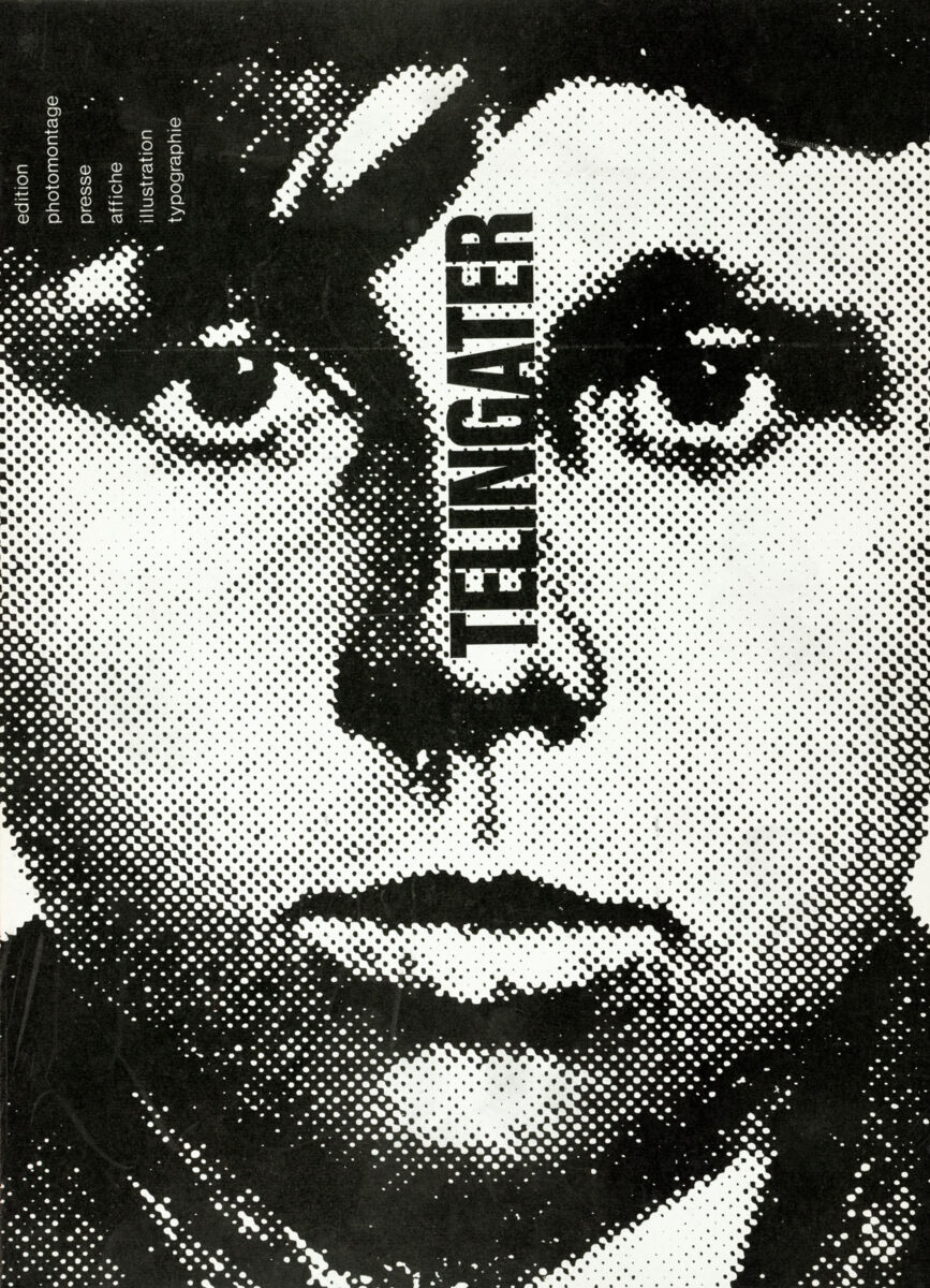 Okładka - Telingater. Édition, photomontage, presse, affiche, illustration, typographie