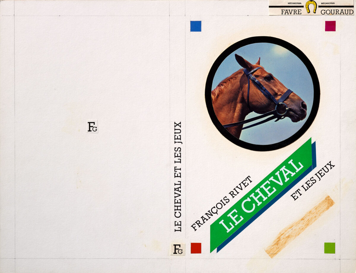 Okładka - François Rivet, Le Cheval et les jeux