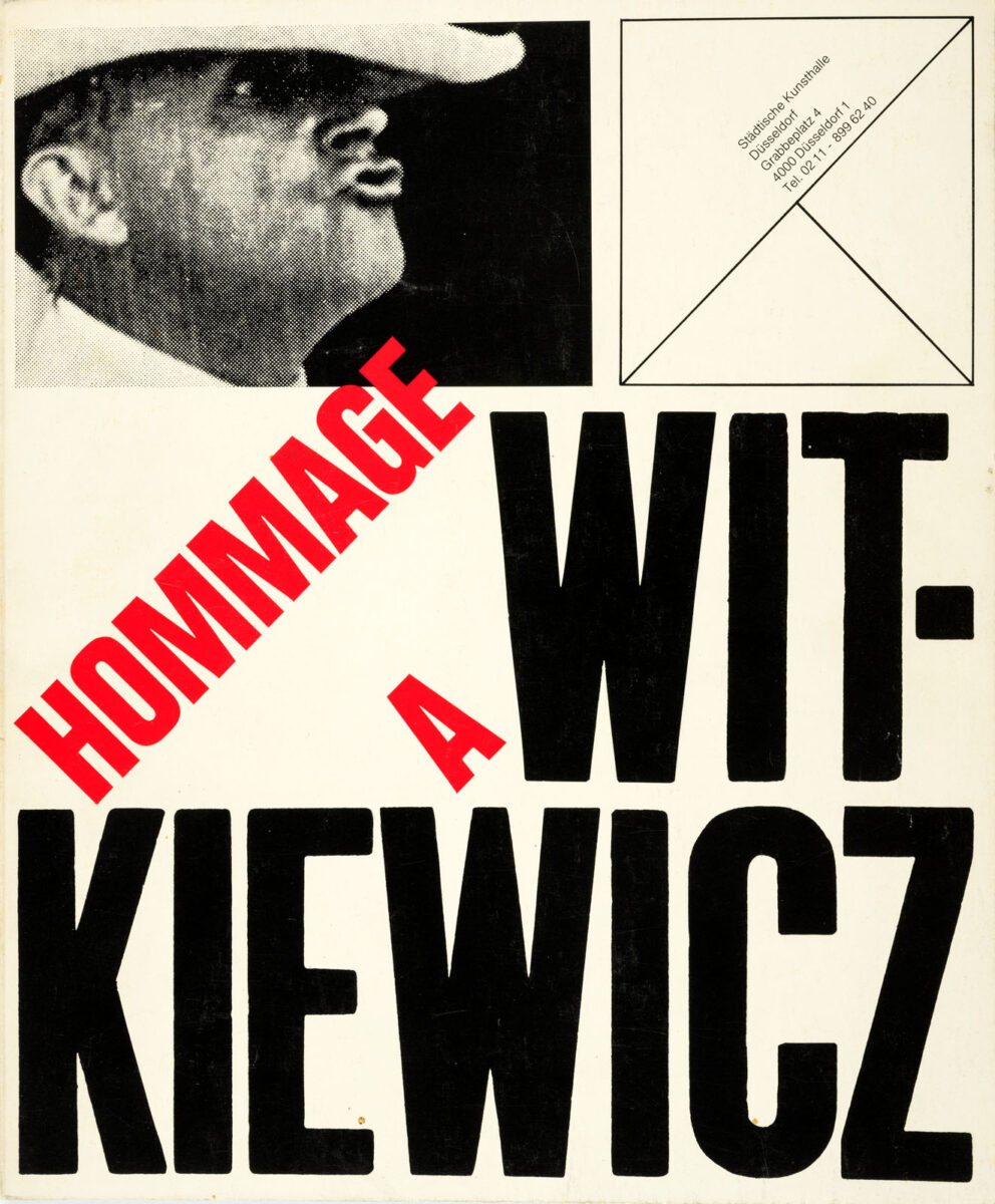 Cover - Hommage à Witkiewicz, Städtische Kunsthalle Düsseldorf, 25 April bis 1. Juni 1980
