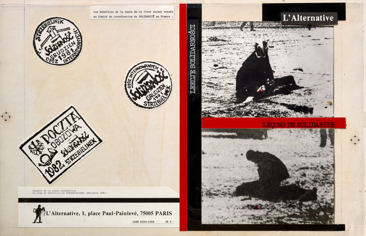 Okładka - Leçons de solidarité / Lekcje solidarności