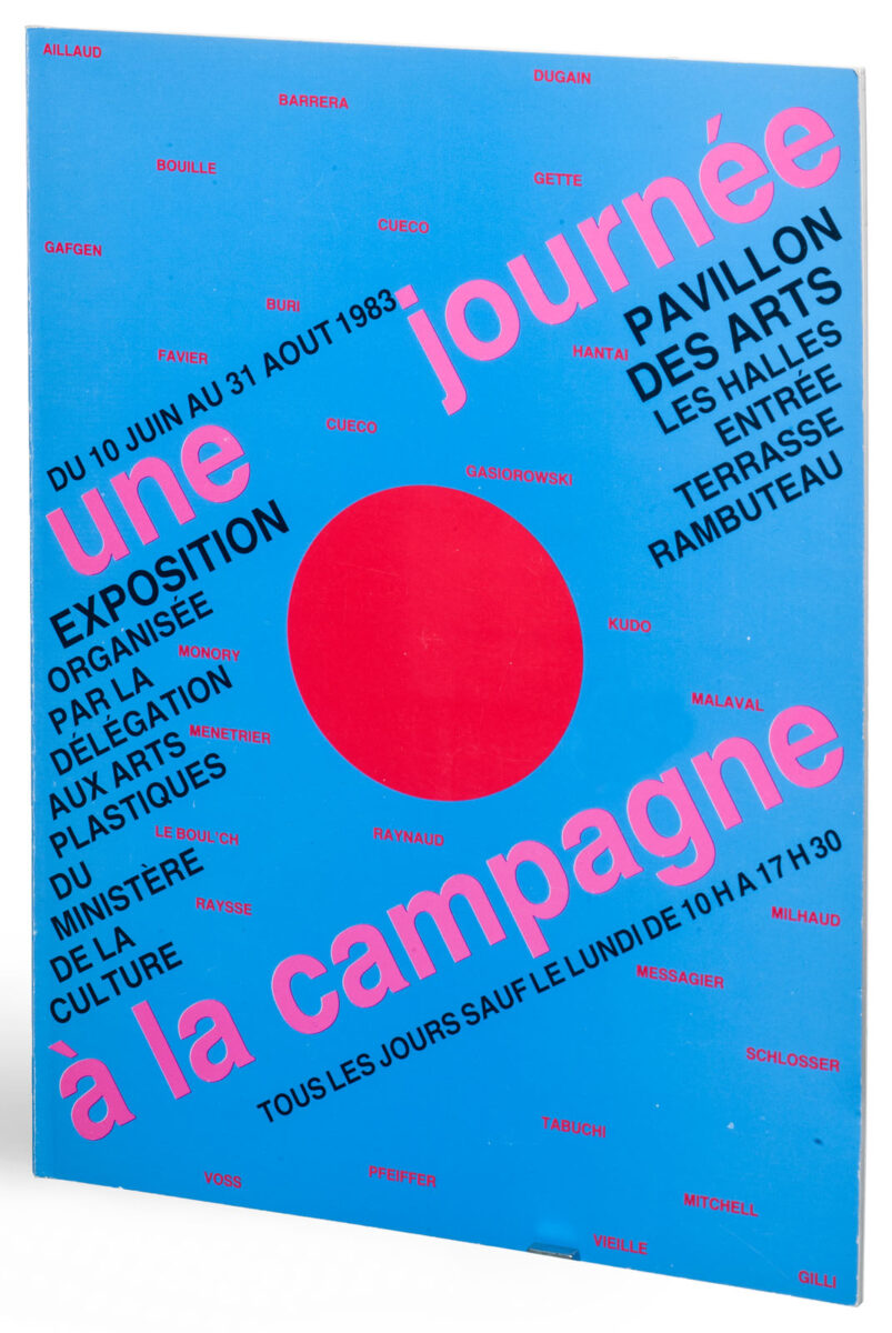 Okładka - Une journée à la campagne. Exposition orgenisée par la Délégation aux Arts plastiques du Ministère de la Culture, du 10 juin au 31 août 1983, Pavillon des Arts