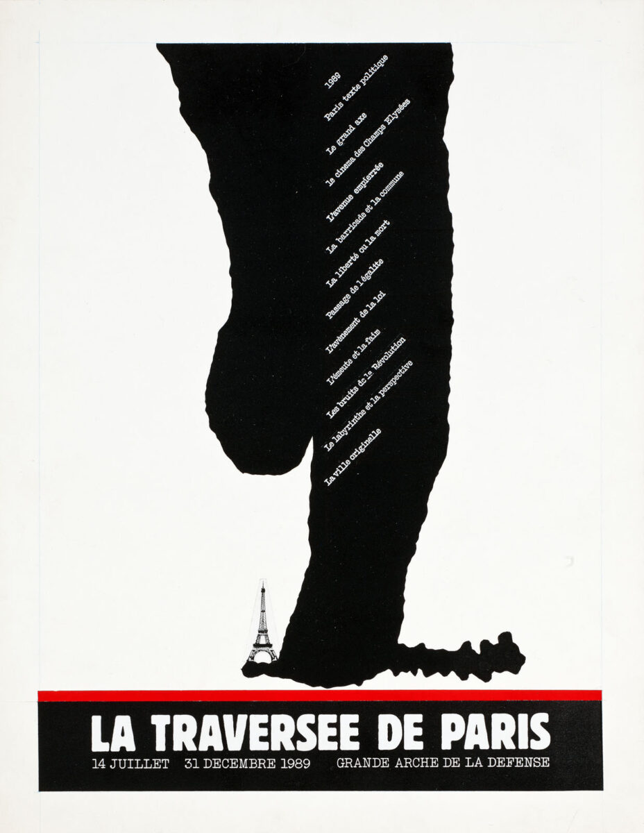 Okładka - La Traversée de Paris. 14 juillet – 31 décembre 1989. Grande Arche de la Défense