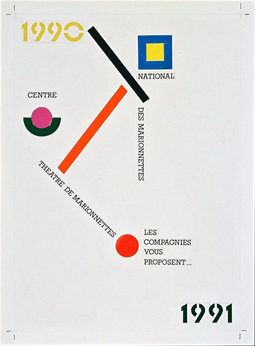 Okładka - Centre National des Marionnettes. Théâtre de Marionnettes. Les compagnies vous proposent... 1990–1991