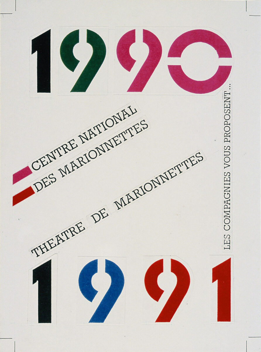 Okładka - Centre National des Marionnettes. Théâtre de Marionnettes. Les compagnies vous proposent... 1990–1991