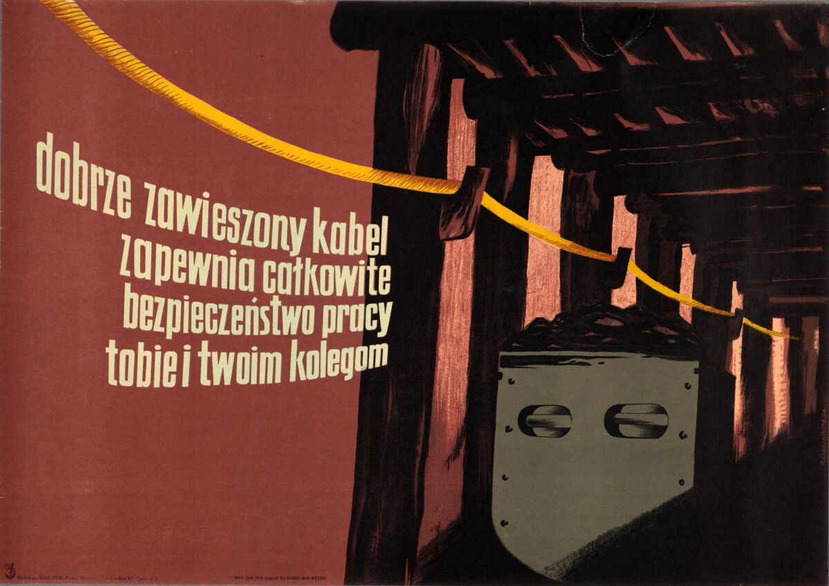 Okładka - Dobrze zawieszony kabel zapewnia bezpieczeństwo pracy tobie i twoim kolegom
