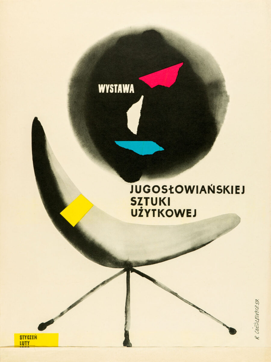 Cover - Wystawa jugosłowiańskiej sztuki użytkowej. Styczeń–luty 1959, Warszawa, Zachęta