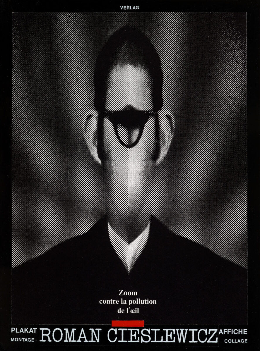 Okładka - Zoom contre la pollution de l'oeil. Roman Cieslewicz. Plakat / Affiche, Montage / Collage