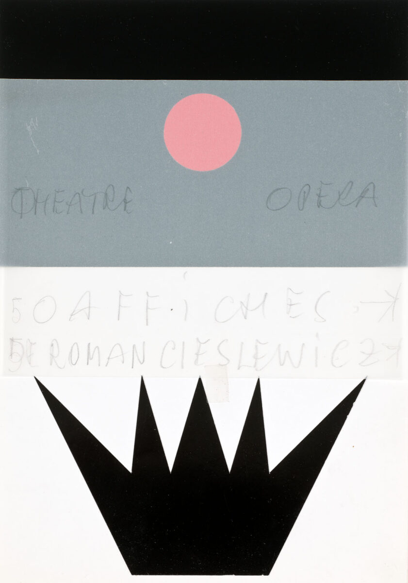 Okładka - 50 affiches de Roman Cieslewicz. Exposition. Théâtre et opéra.