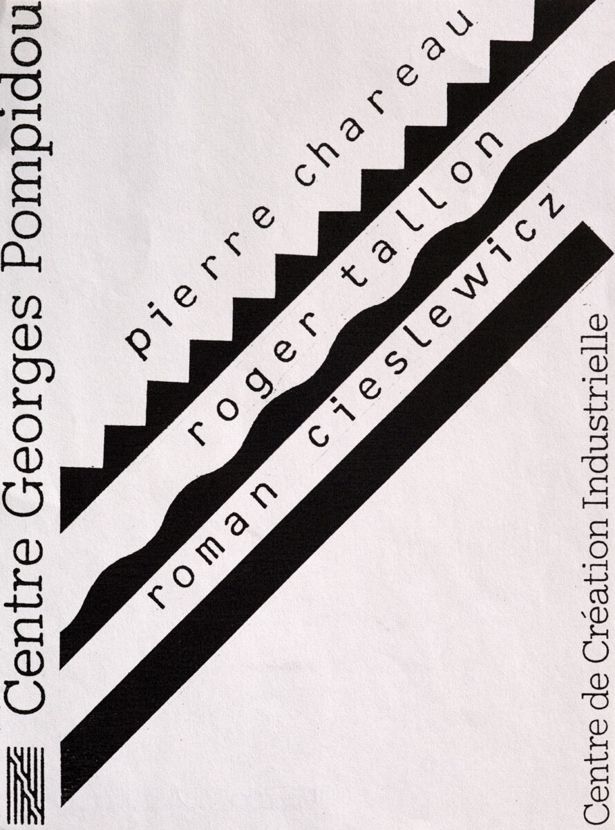 Okładka - Pierre Chareau, Roger Tallon, Roman Cieslewicz, Centre Georges Pompidou