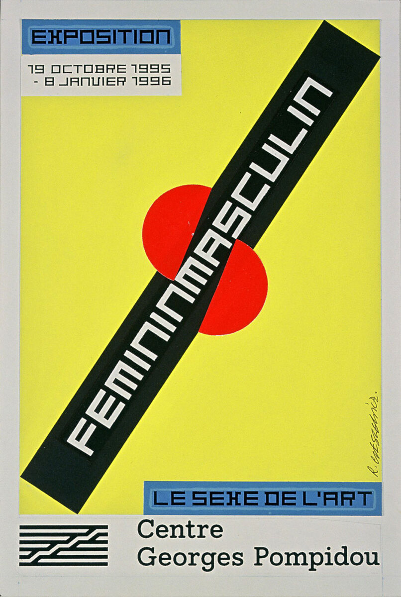 Okładka - Feminin – masculin. Le sexe de l'art. Exposition 19 octobre 1995 – 8 janvier 1996, Centre Georges Pompidou