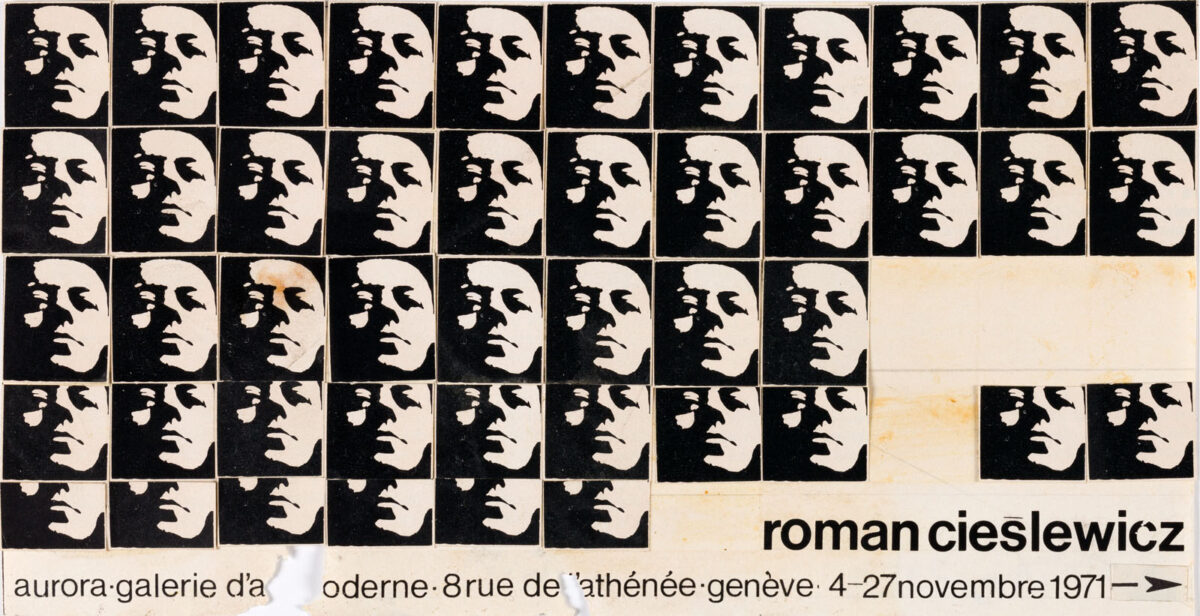 Okładka - Roman Cieslewicz. Les collages répétitifs, Aurora, Galerie d'Art Moderne, Genève, 4 – 27 novembre 1971
