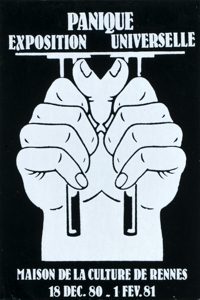 Okładka - Exposition: Panique universelle 1980. Maison de la culture de Rennes, 18 décembre 80 – 1 février 1981