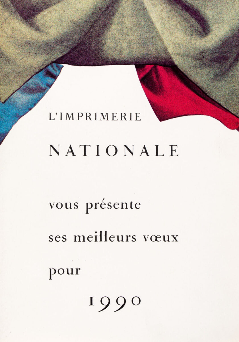 Okładka - L'Imprimerie Nationale vous présente ses meilleurs vœux pour 1990
