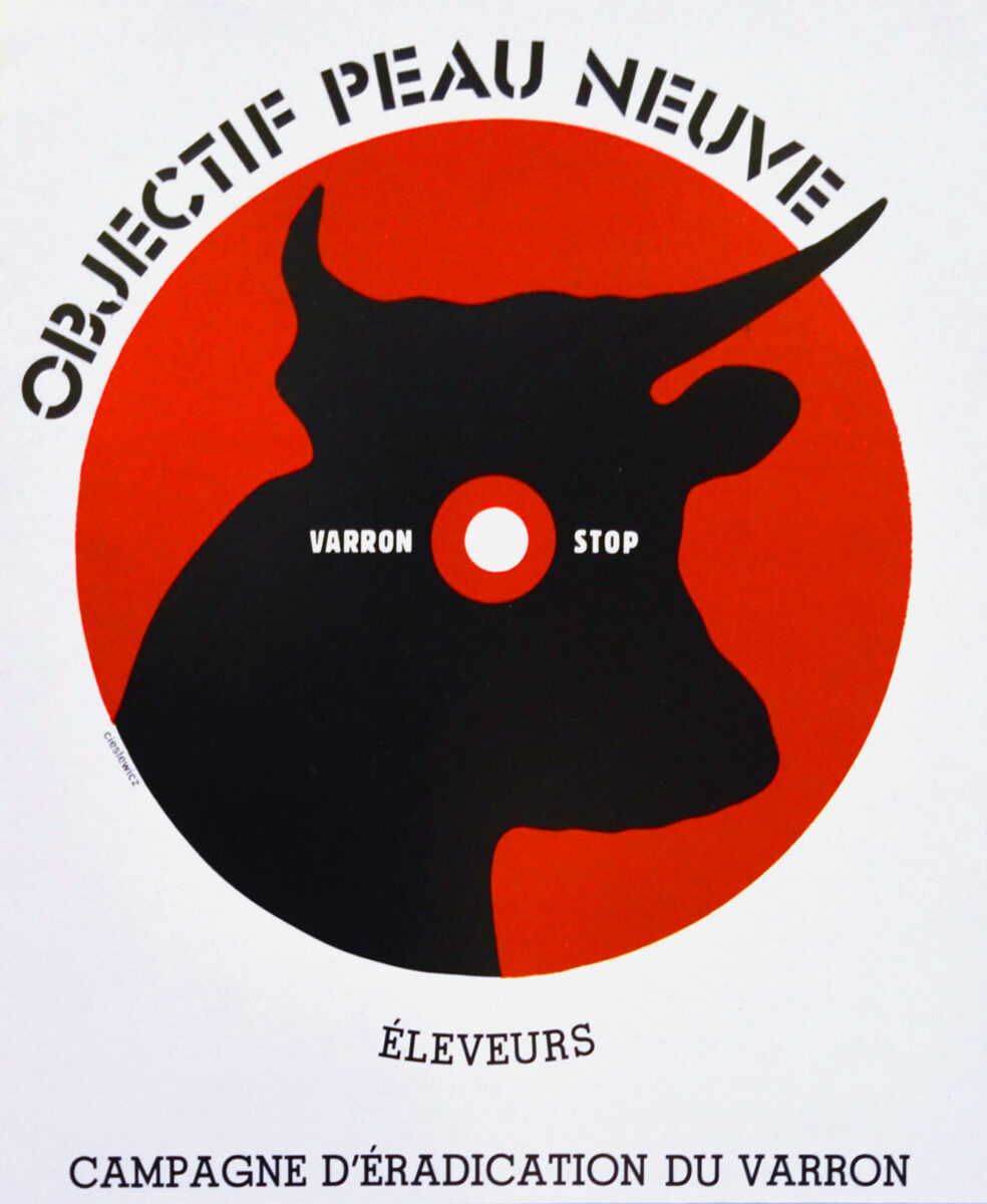 Okładka - Objectif peau neuve. Varron stop. Éleveurs. Campagnie d'Éradication du Varron