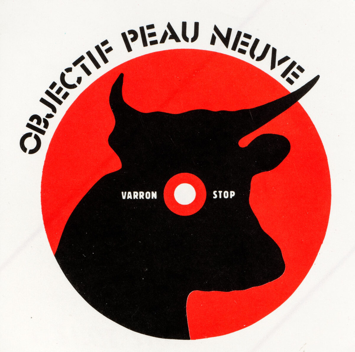 Okładka - Objectif peau neuve. Varron stop [nalepka]
