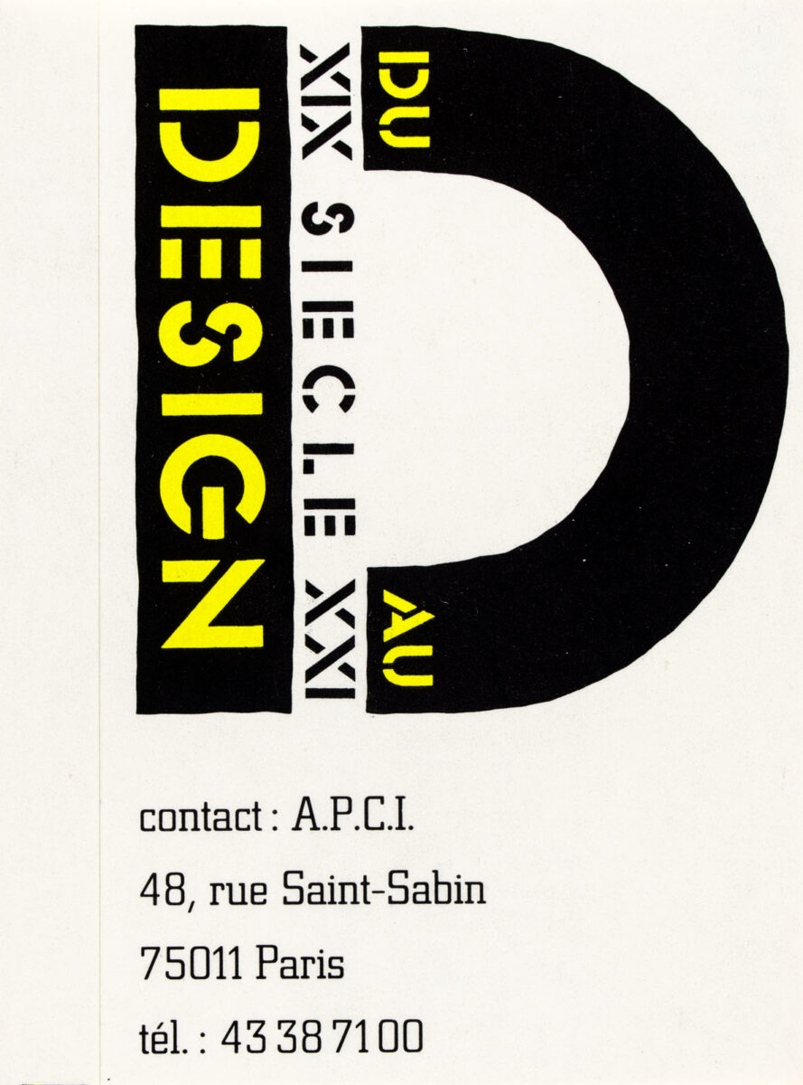 Okładka - Design du XIX au XXI siècle