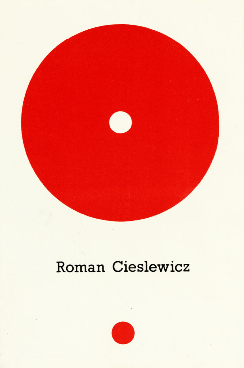 Okładka - Roman Cieslewicz. La plénitude du cercle de Roman Cieslewicz
