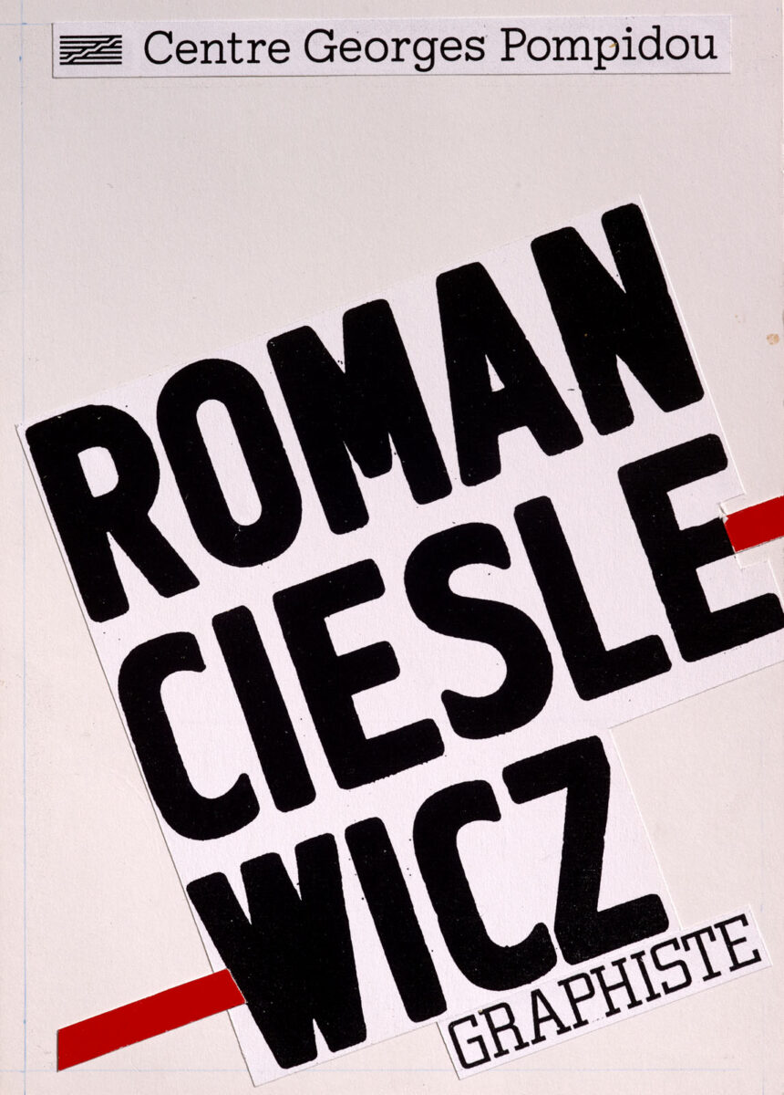 Okładka - Roman Cieslewicz, Centre Georges-Pompidou