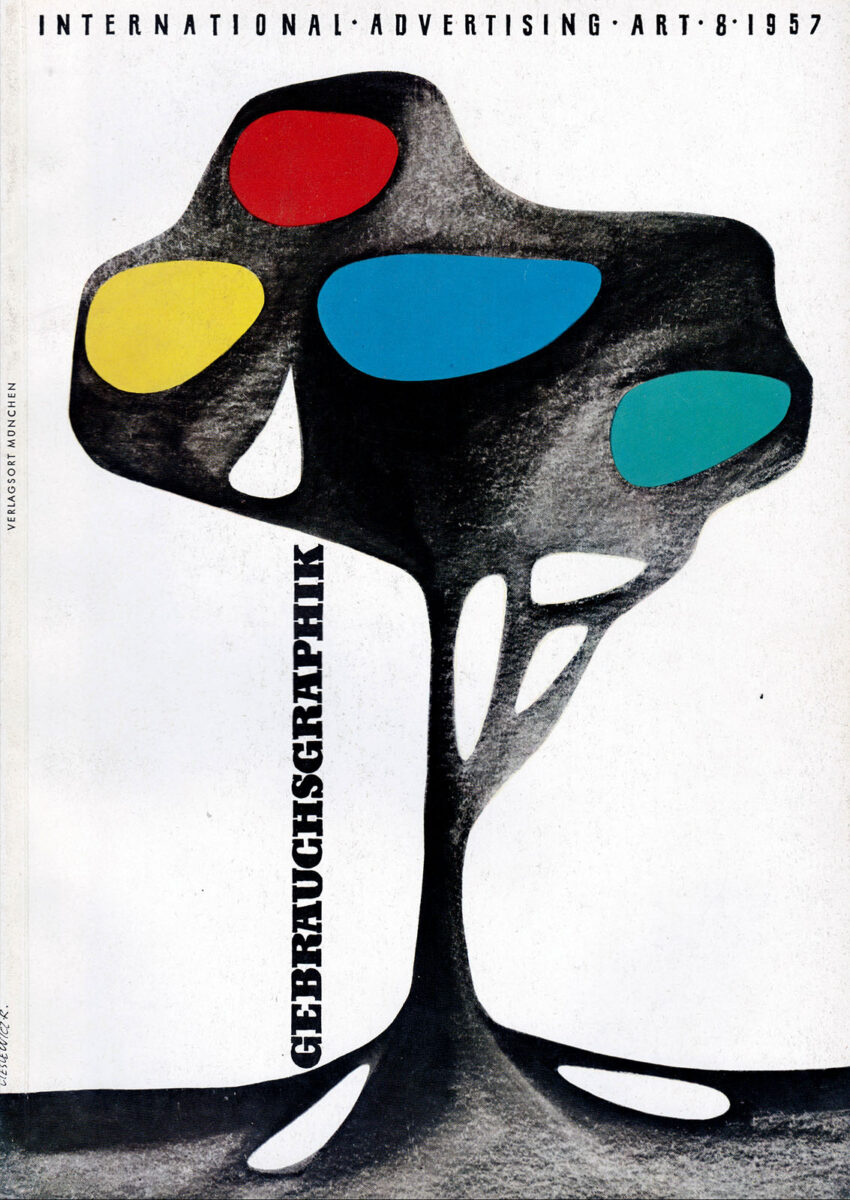 Okładka - Gebrauchsgraphik 1957/8