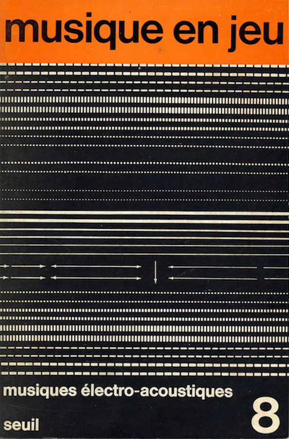 Cover - Musique en jeu 1971/8, musiques électro-acoustiques