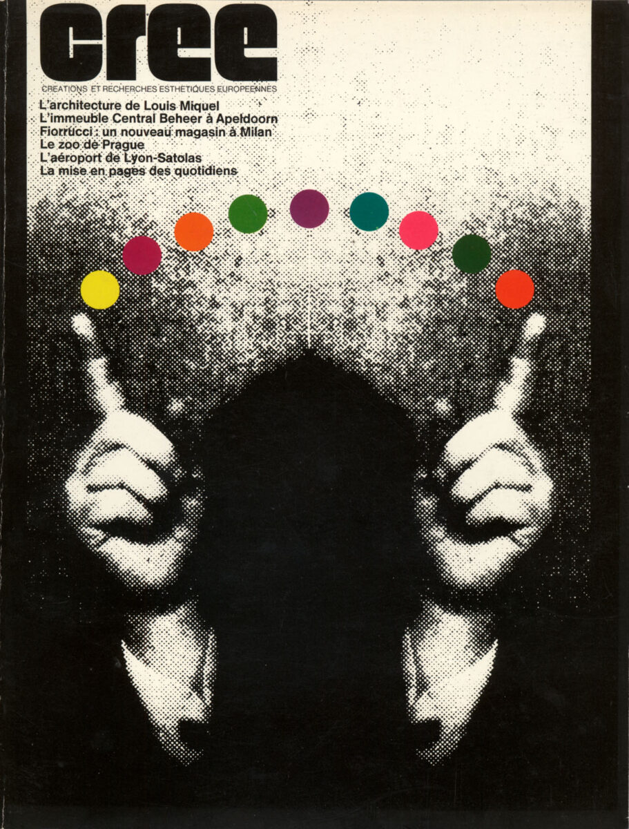 Okładka - Cree 1975/35 Juin–Juillet 1975. Revue de design, d'architecture et d'arts graphiques