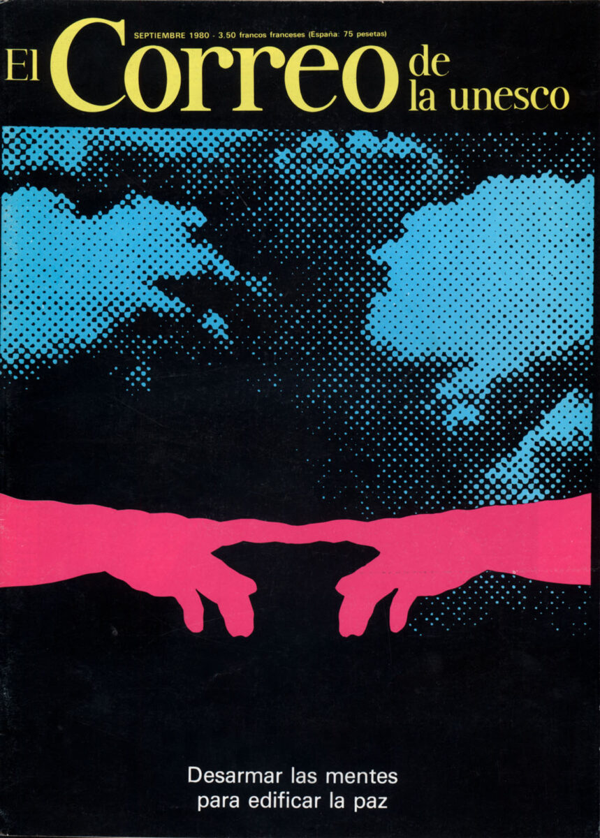 Cover - El Correo de la UNESCO, Septiembre 1980. Desarmar las mentes para edificar la paz