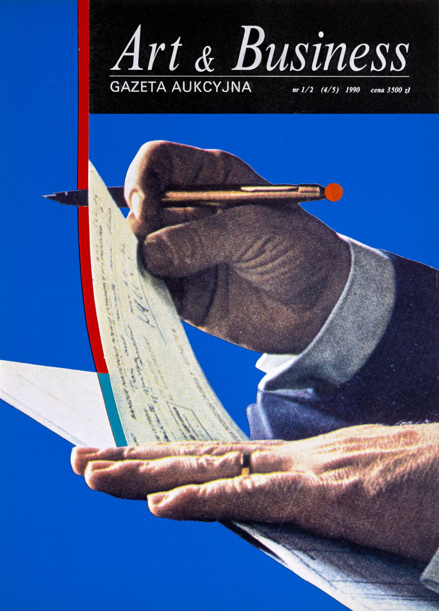 Okładka - Art & Business 1990 nr 1/2. Gazeta Aukcyjna