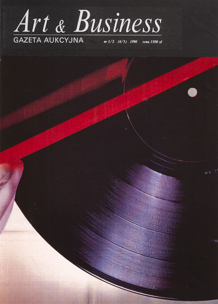 Okładka - Art & Business 1990 nr 1/2. Gazeta Aukcyjna