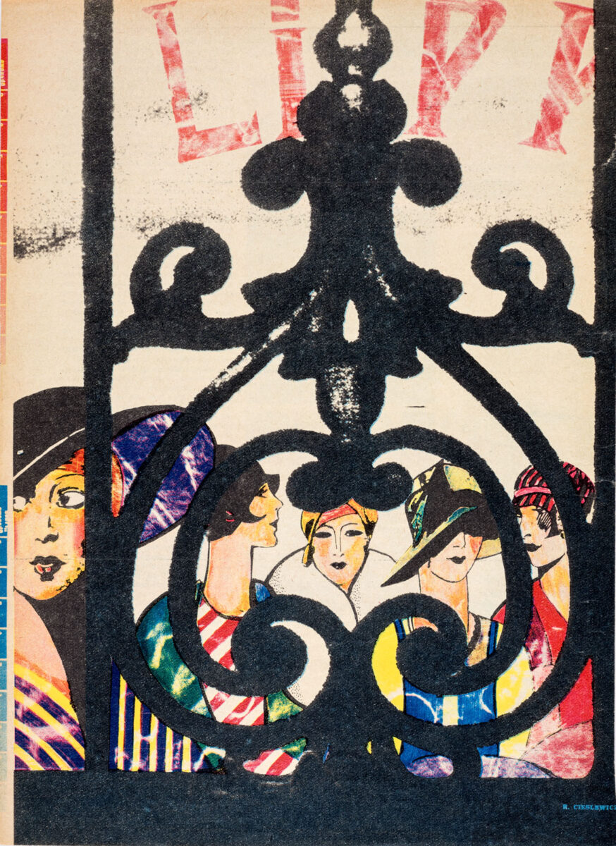 Cover - Ty i Ja. 1965/10. Ilustracja do opowiadania E. Hemingway'a „Ruchome święto”