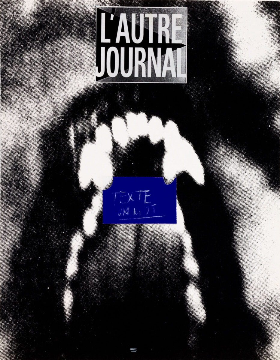 Okładka - L'Autre Journal