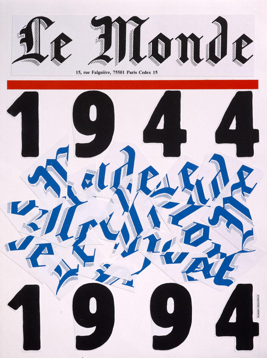 Cover - Le Monde 1944–1994