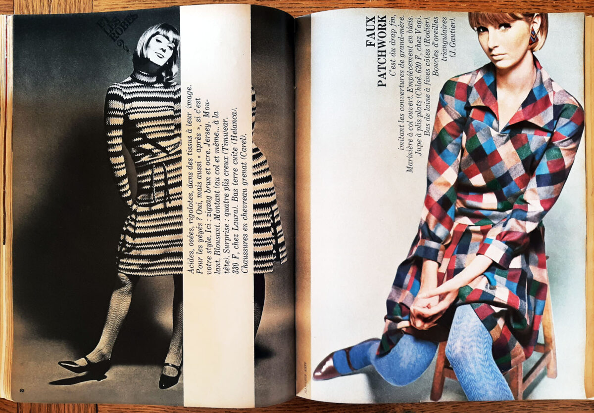 Okładka - Et les robes? [„Elle” nr 978, 18 septembre 1964]