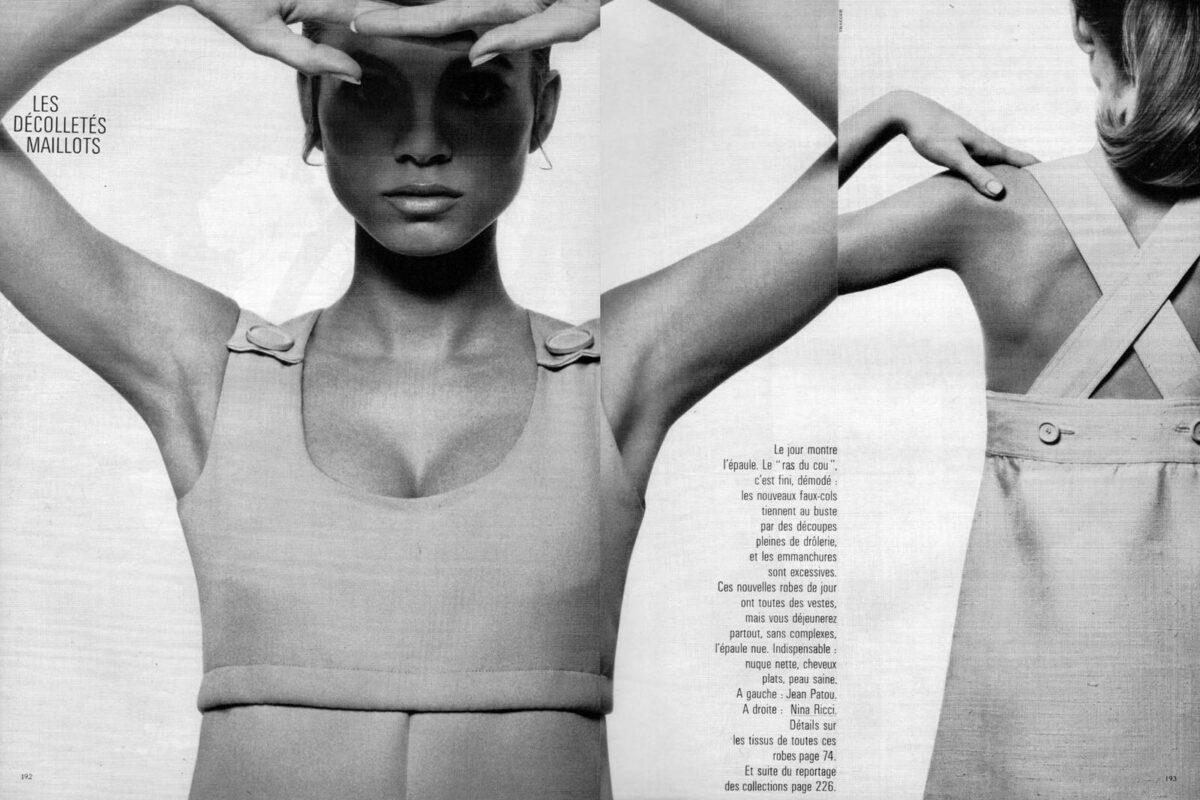 Okładka - Vogue 1966/3, Les décolletés maillots