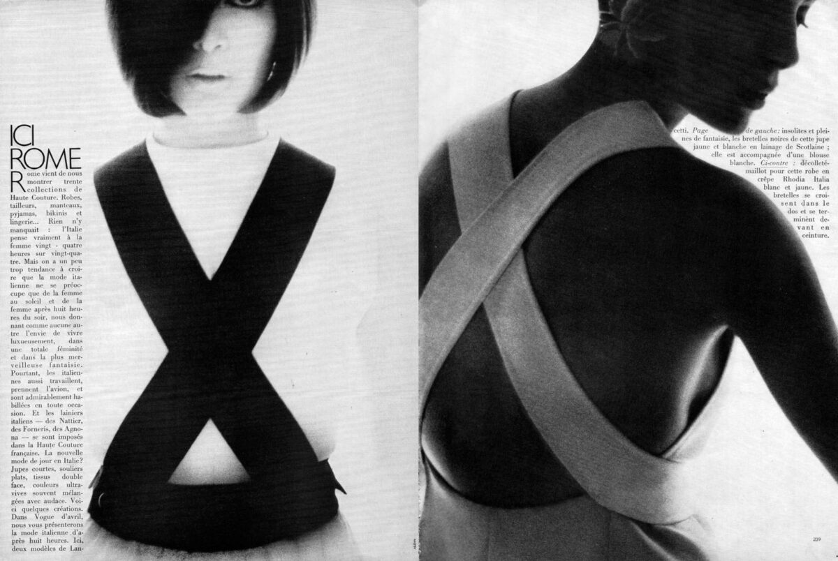 Okładka - Vogue 1966/3, Ici Rome