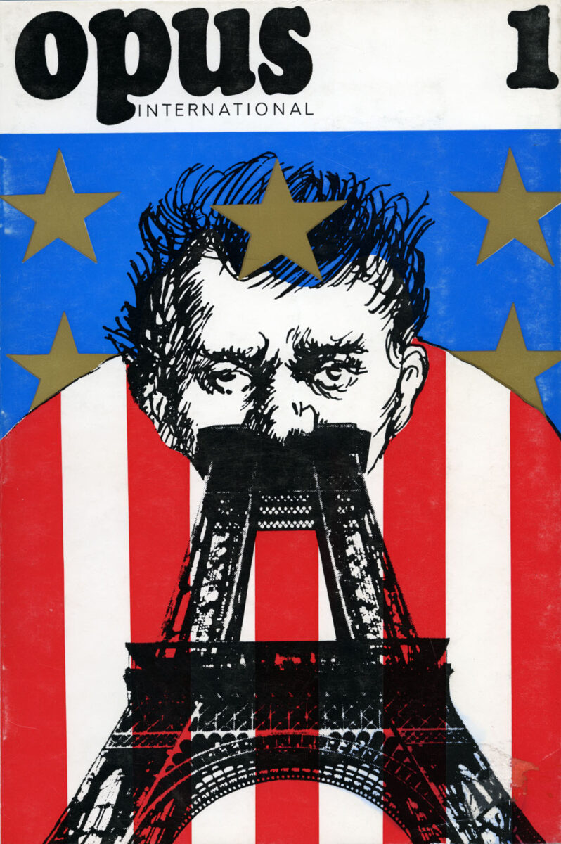 Okładka - Opus International 1967/1 (L'Art américan en France)