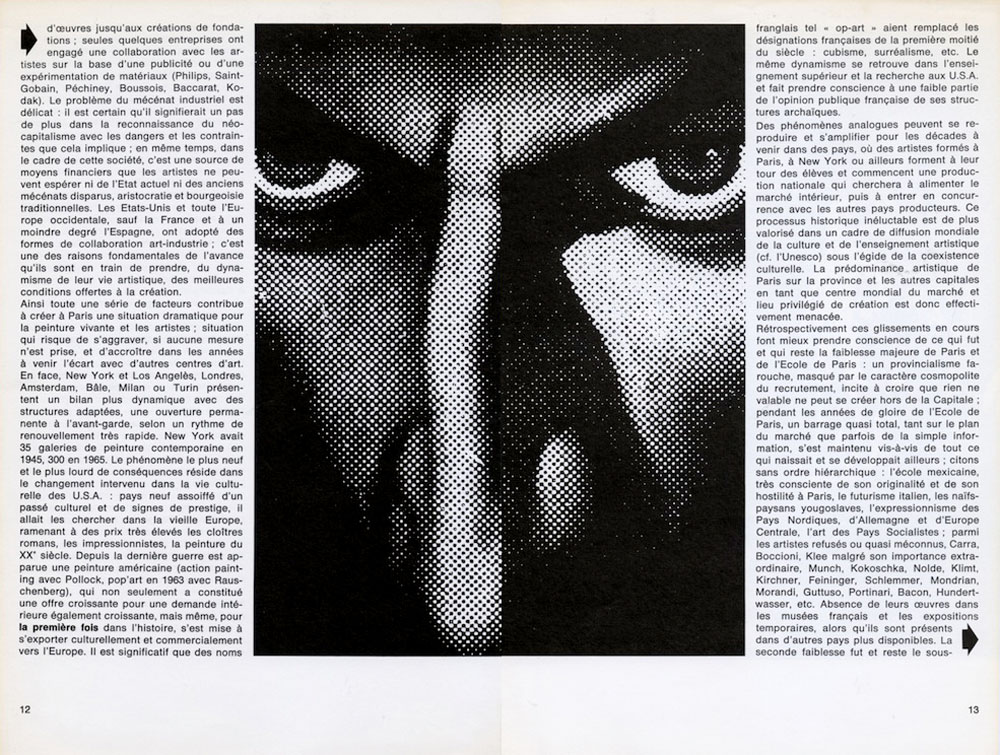 Okładka - Opus International 1967/1, Pierre Gaudibert, Le Siège de Paris I – Pourquoi Paris demain?