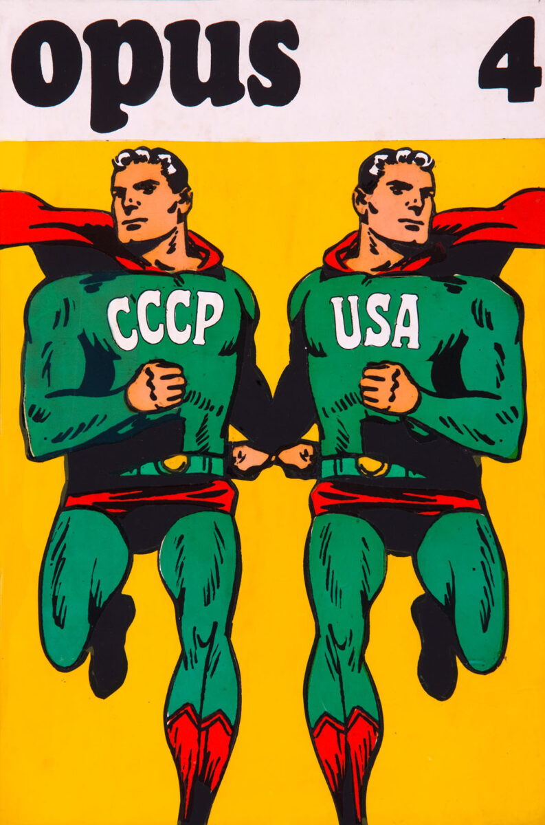 Cover - Opus International 1967/4, L'Art soviétique / L'Art USA [projekt]