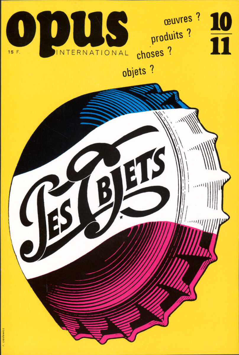 Okładka - Opus International 1969/10–11 (Les Objets)