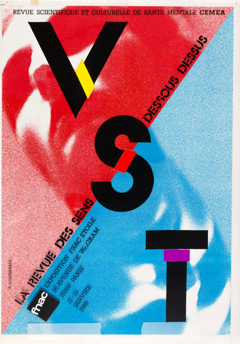 Okładka - VST, La Revue de sens, dessous, dessus. Exposition FNAC Etoile, Paris 17–21 janvier 1989