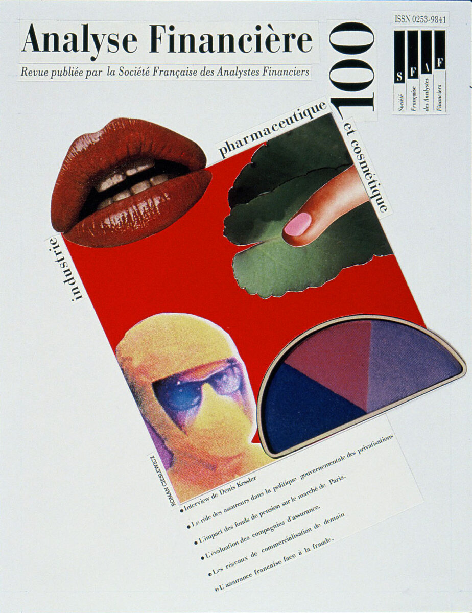 Okładka - Analyse Financière N°100. Industrie pharmaceutique et cosmétique