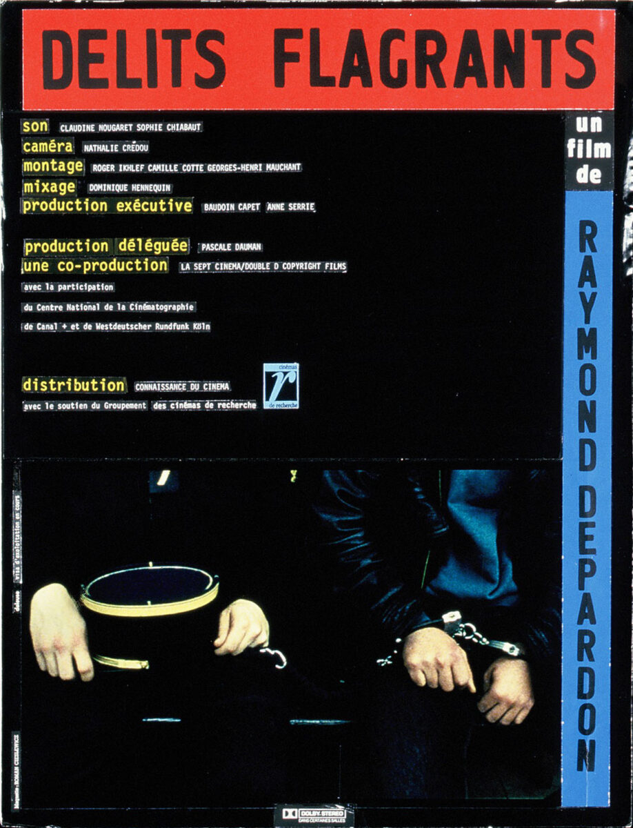 Okładka - Délits flagrants, un film de Raymond Depardon