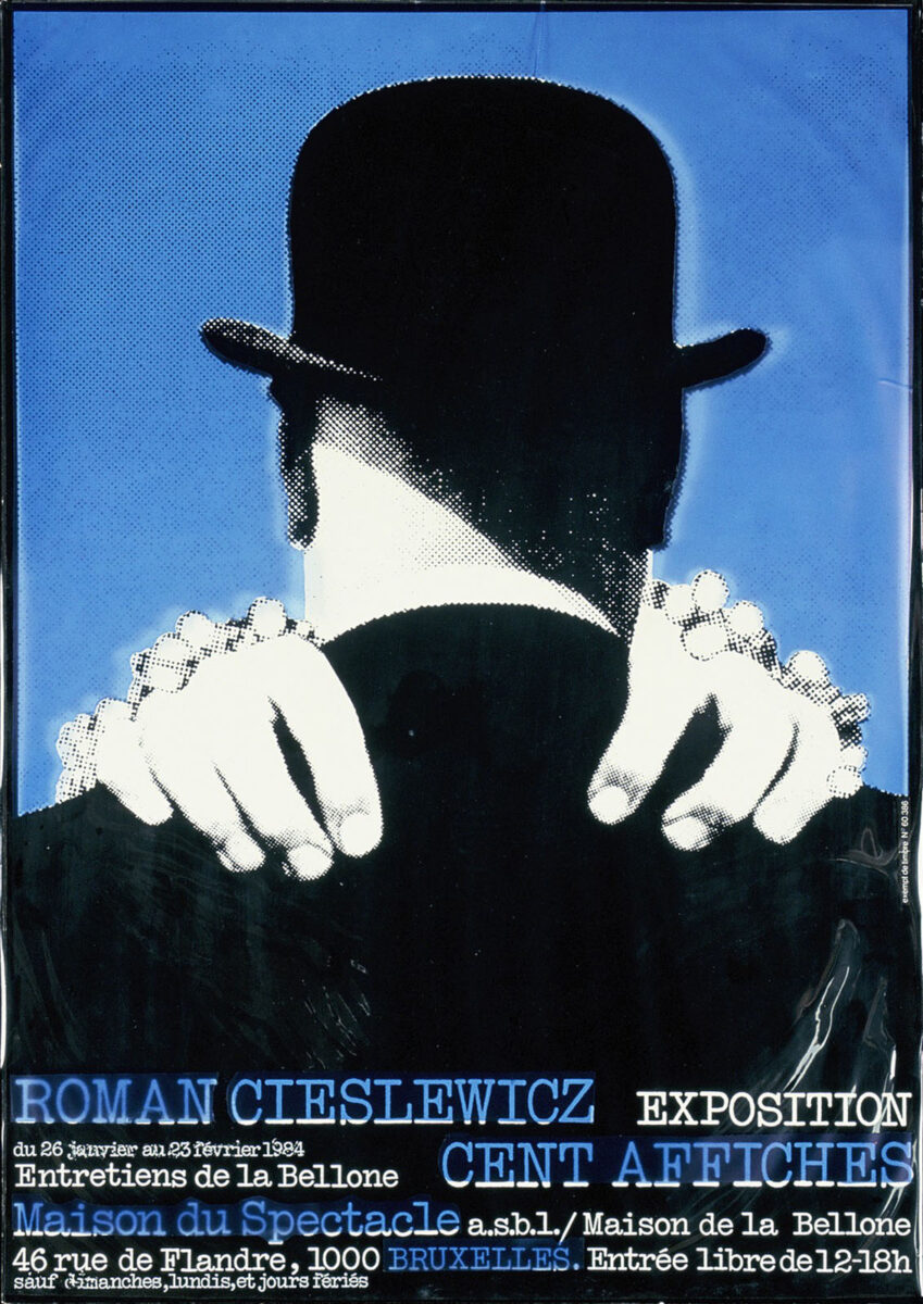 Okładka - Roman Cieslewicz. Exposition cent affiches. Du 26 janvier au 23 février 1984, Maison du Spectacle, Bruxelles